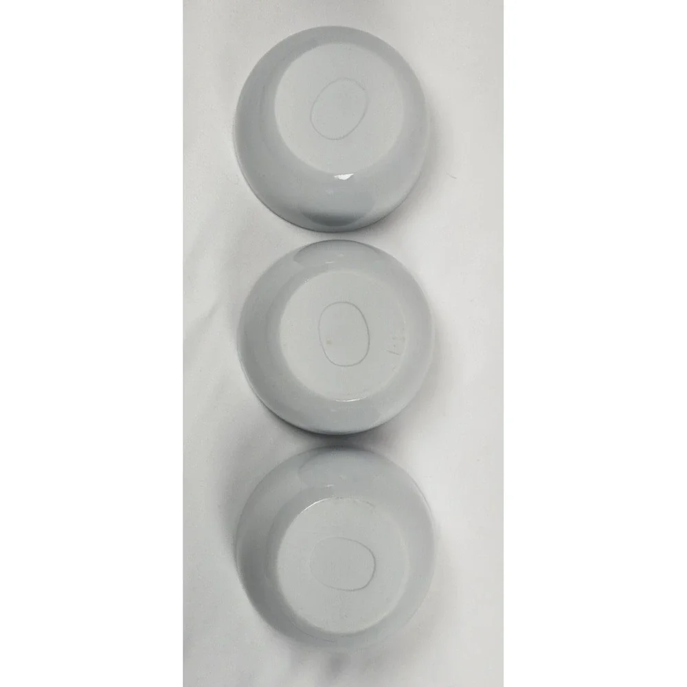Set‎ of 3 White Porcelain Ramekins Custard Cups Bowls 4